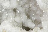 Keokuk Quartz Geode with Calcite Crystals - Iowa #144724-2